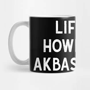 Life's a Howl with Akbash Dogs Mug